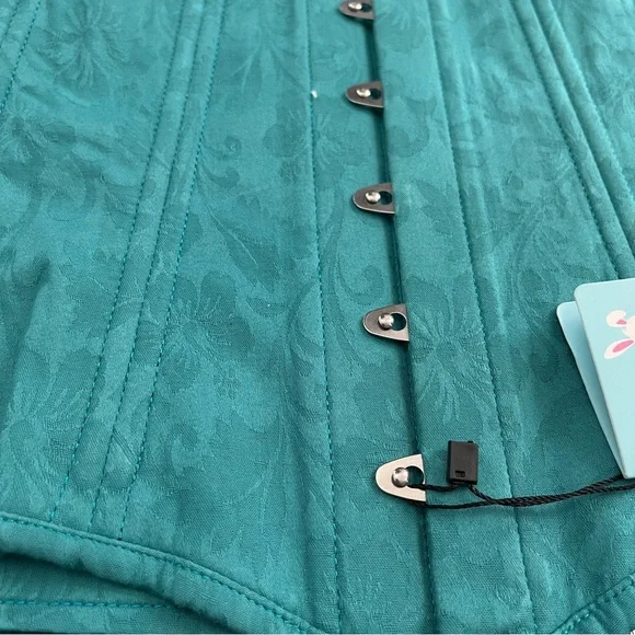 Bunny Corset Teal Brocade Underbust
